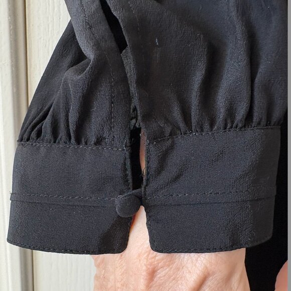 Joie Silk Top Black Size Medium - Picture 3 of 3